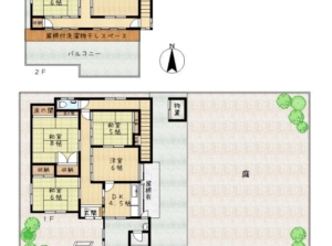 五か所湾を臨む絶景の町《南伊勢町宿浦》広いお庭のある6DK