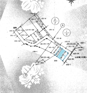 青いところです２区画