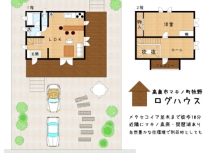 滋賀県屈指の観光スポット！琵琶湖近くのログハウス
