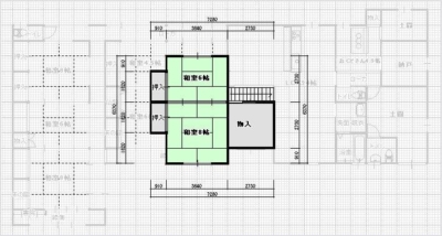 間取り（2階部分)