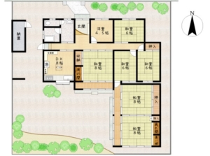五條市野原西３丁目～敷地約104坪に佇む平屋建て古民家～