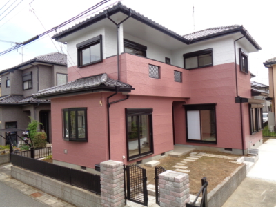 北西側市道より