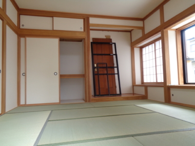 １階和室８帖書院づくり