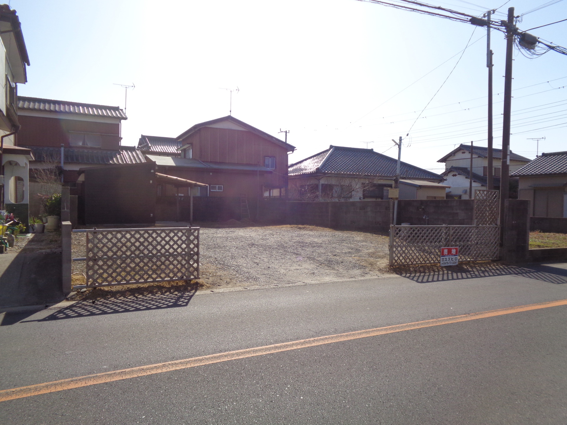 干潟駅1km公営水道引込み済・物置付き56坪売地、外構造成済み 3