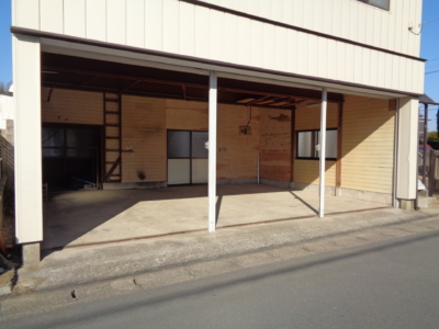 1階シャッター開放