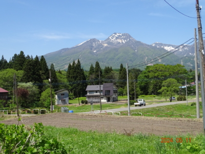 妙高山が眼前に