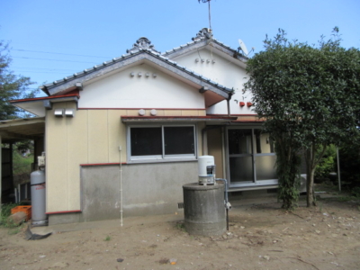 家の西面