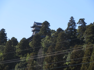 敷地からは綾城が望めます