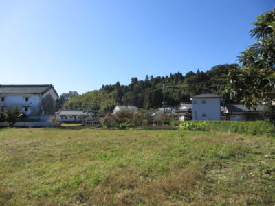 敷地奥から南西方向を見る