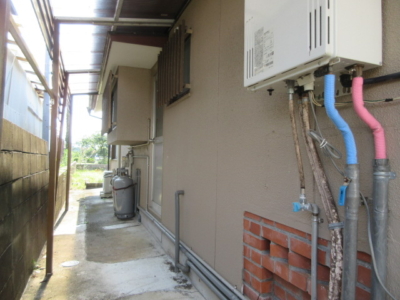 家の北面(外観)