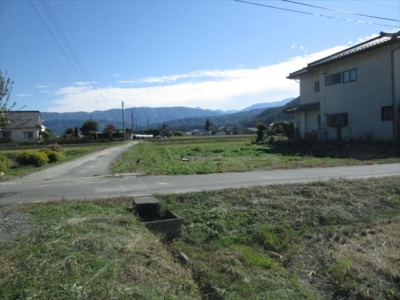 西側より北側道路付きと西側道路付きの角地(外観)