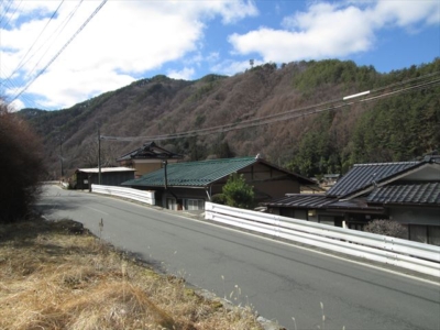 東側道路付き（グリーンの屋根・その向こうが車庫）(周辺)