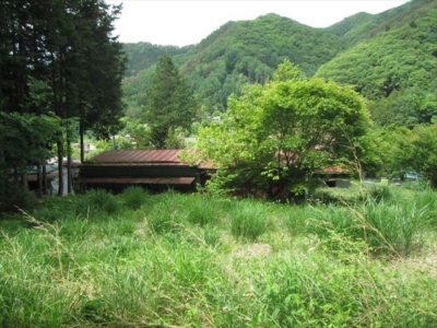 東側より（地続きの畑と家）(周辺)