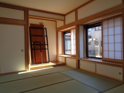 １階和室８帖書院づくり