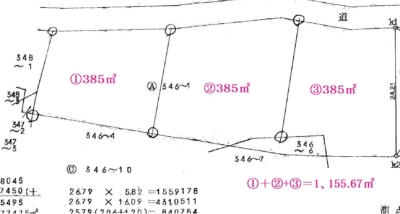区画図　①　②　③