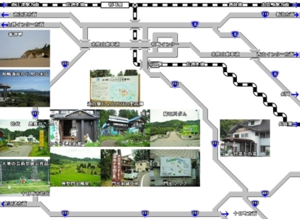 最寄のイメージ案内地図です。