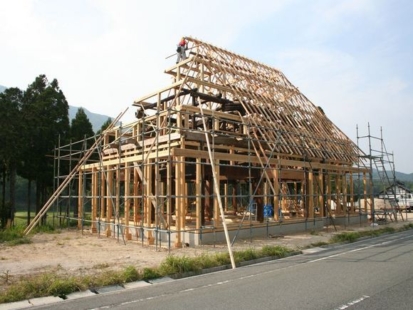 屋根工事初期