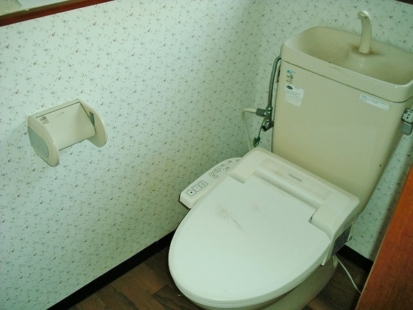 トイレは下水道水洗です。