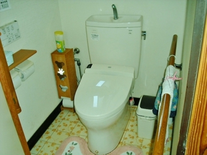 トイレは男子用もあります。