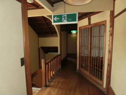 客室の入口