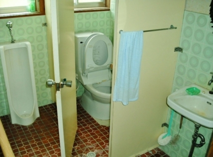 トイレは浄化槽の水洗です。２階にもあります。